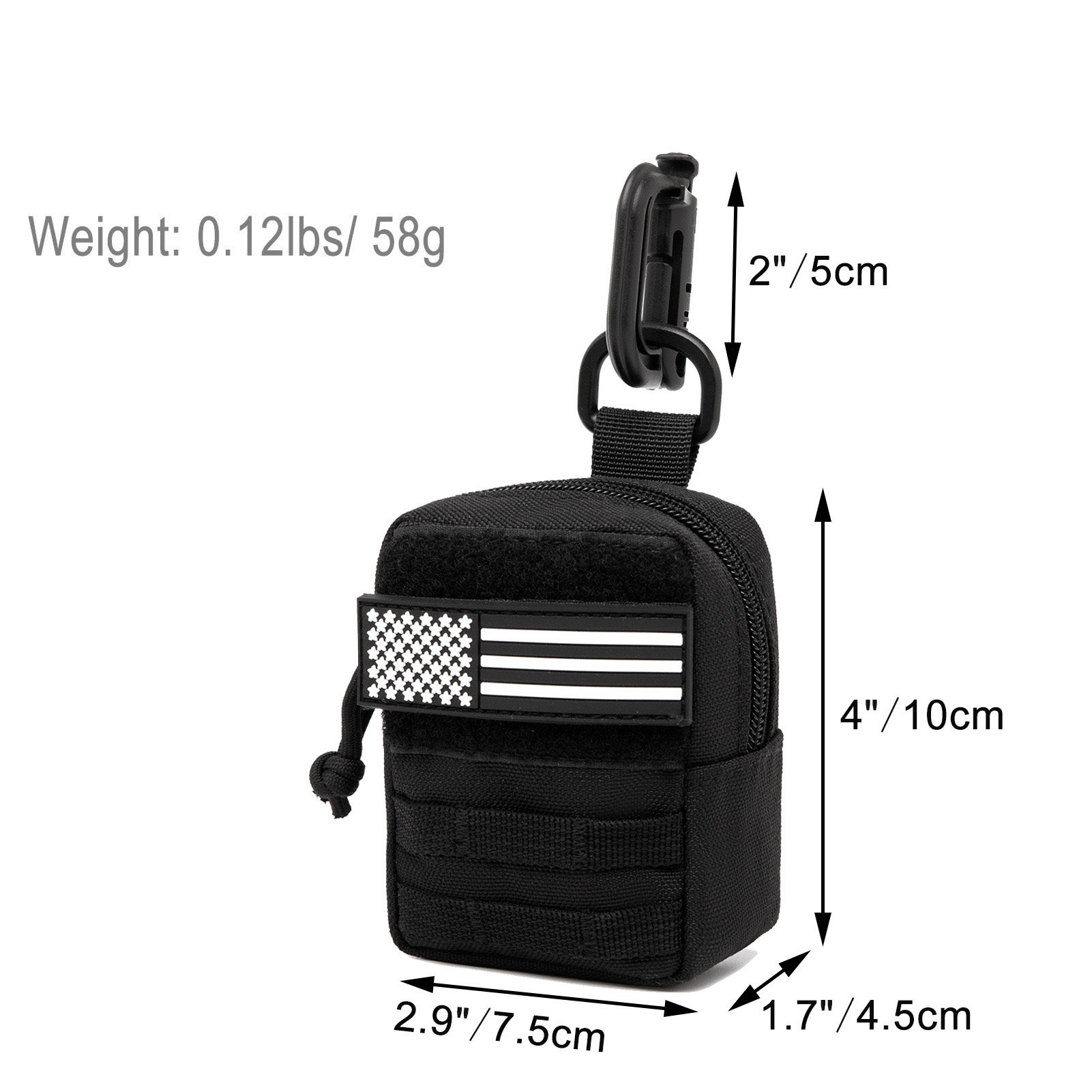 Mała, lekka saszetka MOLLE do  – Edc Carry Fanny Pack recenzja i cena